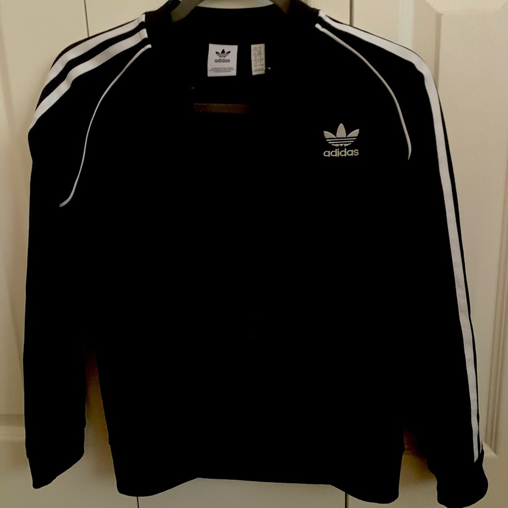 Black Adidas jacket - unisex (boy or girl)